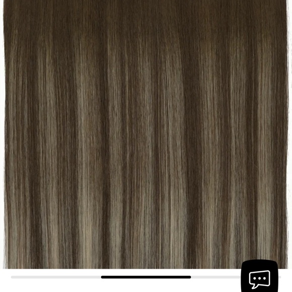 Walnut glow BellamiBrown Hair Extension weft